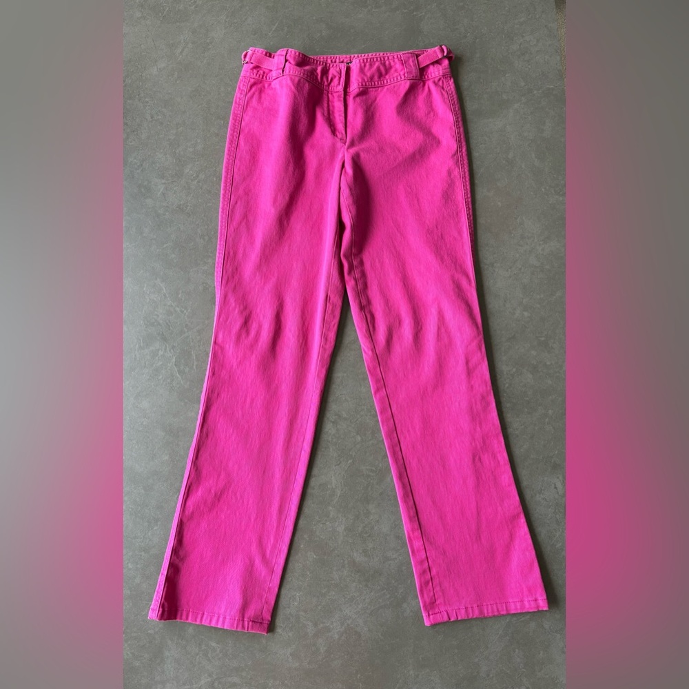 Vintage Tahari Fuchsia Women’s Straight Leg Pants Size 8